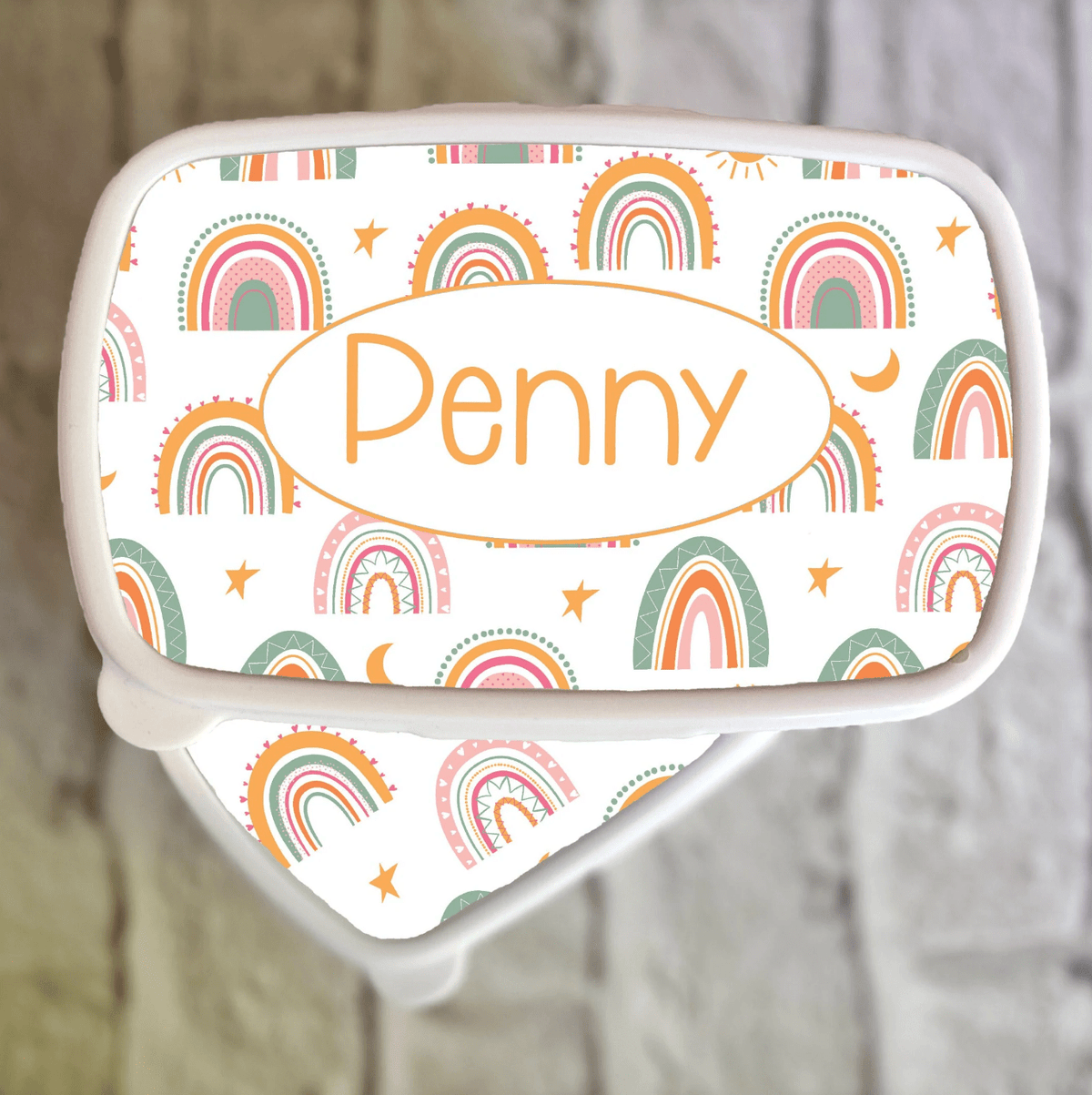 Personalised Rainbow Lunch Box for Kids - Little Mamma Duck