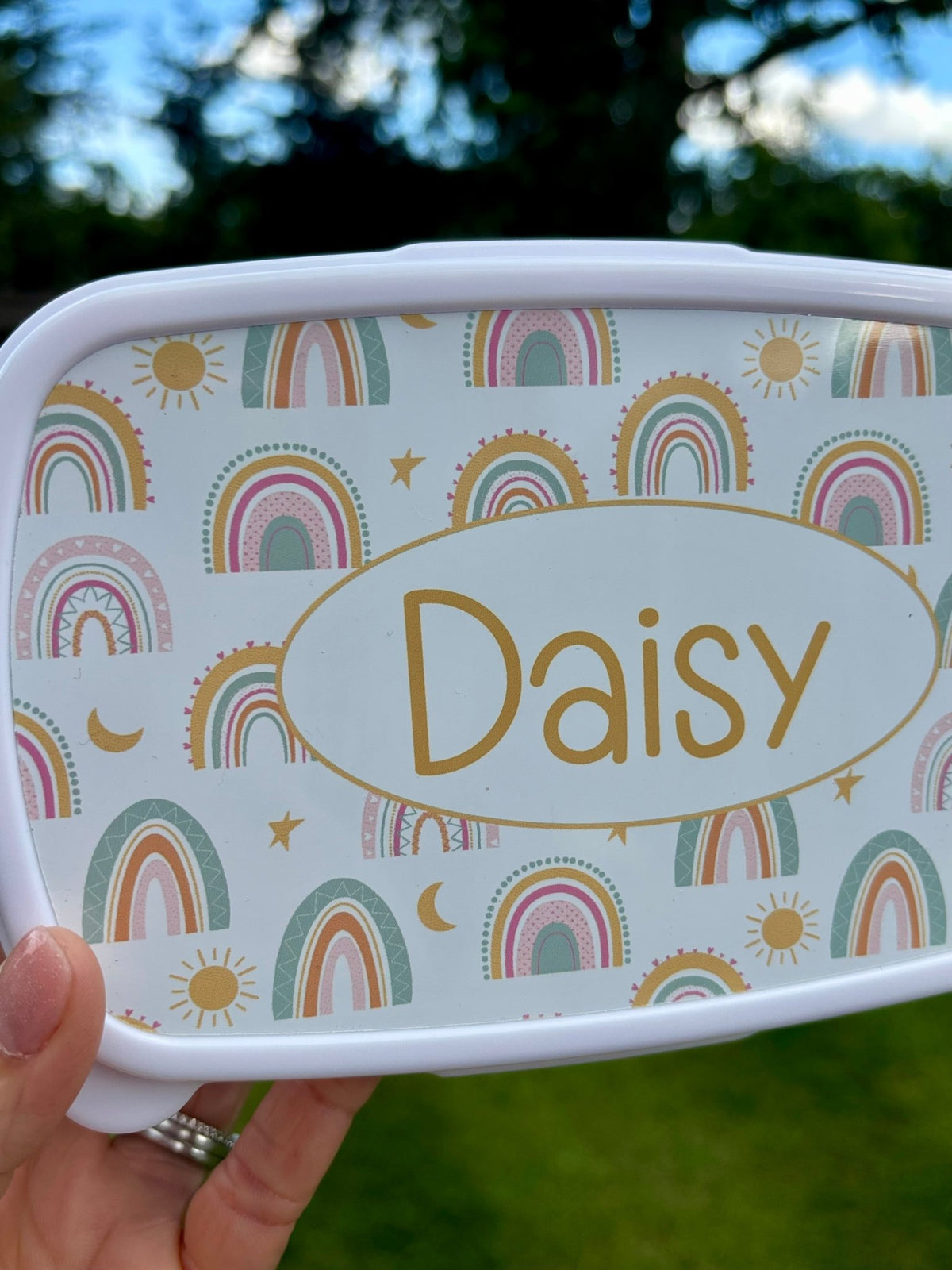 Personalised Rainbow Lunch Box for Kids - Little Mamma Duck