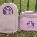 Personalised Rainbow Rucksack & Lunch Bag Set for Kids - Little Mamma Duck