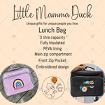 Personalised Rainbow Rucksack & Lunch Bag Set for Kids - Little Mamma Duck