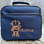 Personalised Robot Insulated Lunch Bag - Little Mamma Duck