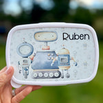 Personalised Robot Snack Box - Little Mamma Duck