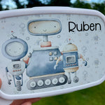 Personalised Robot Snack Box - Little Mamma Duck