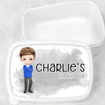 Personalised School Boy Lunch Box - Little Mamma Duck