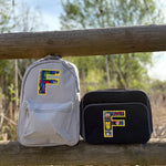 Personalised Superhero Backpack &amp; Lunch Bag Gift Set - Little Mamma Duck