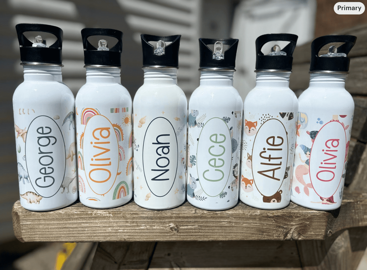 Personalised Theme Bottles – Full Wrap Design - Little Mamma Duck