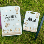 Personalised Travel Bunny, Passport Cover & Luggage Tag Set - Little Mamma Duck
