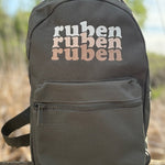 Personalised Triple Name Rucksack – Nudes - Little Mamma Duck