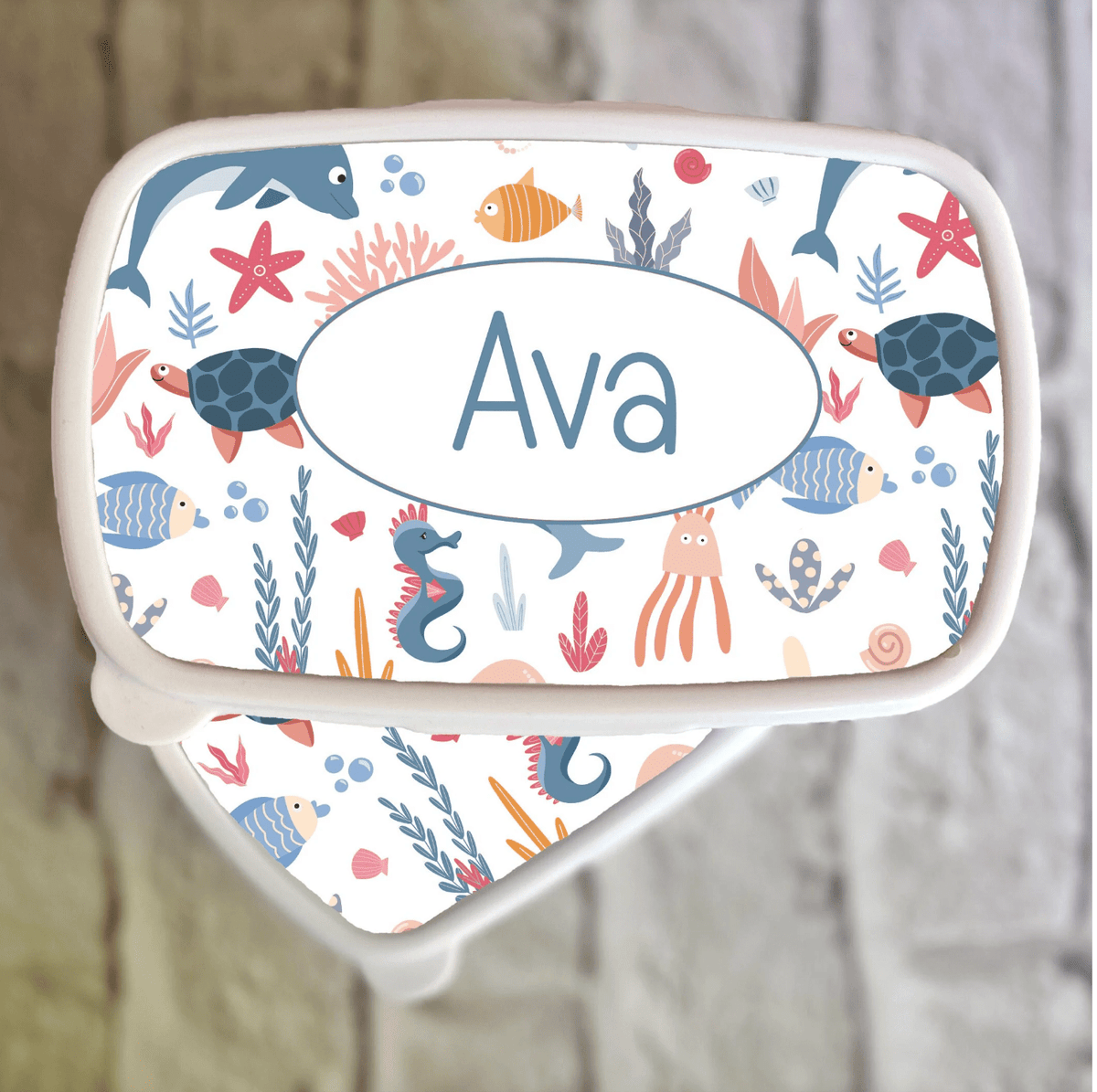 Personalised Under the Sea Lunch Box for Kids - Little Mamma Duck