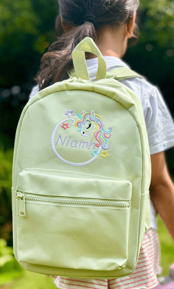 Personalised Unicorn Rucksack & Lunch Bag Set - Little Mamma Duck