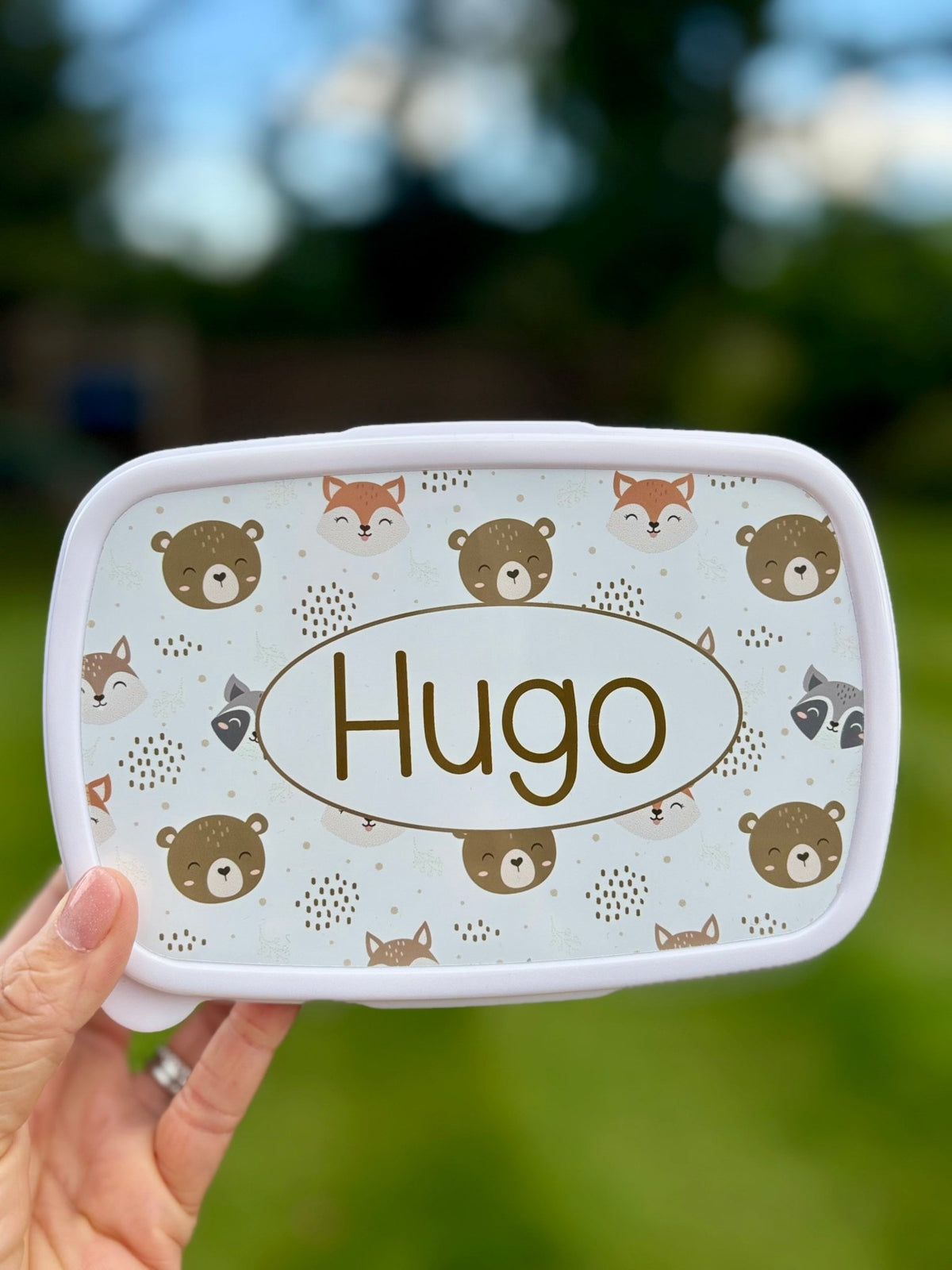 Personalised Woodland Lunch Box for Kids - Little Mamma Duck