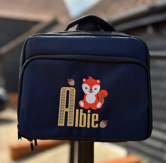 Personalised Woodland Squirrel Rucksack & Lunch Bag Set - Little Mamma Duck