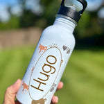 Personalised Woodland Water Bottle - Little Mamma Duck