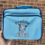 Personalised Zebra Insulated Lunch Bag - Little Mamma Duck