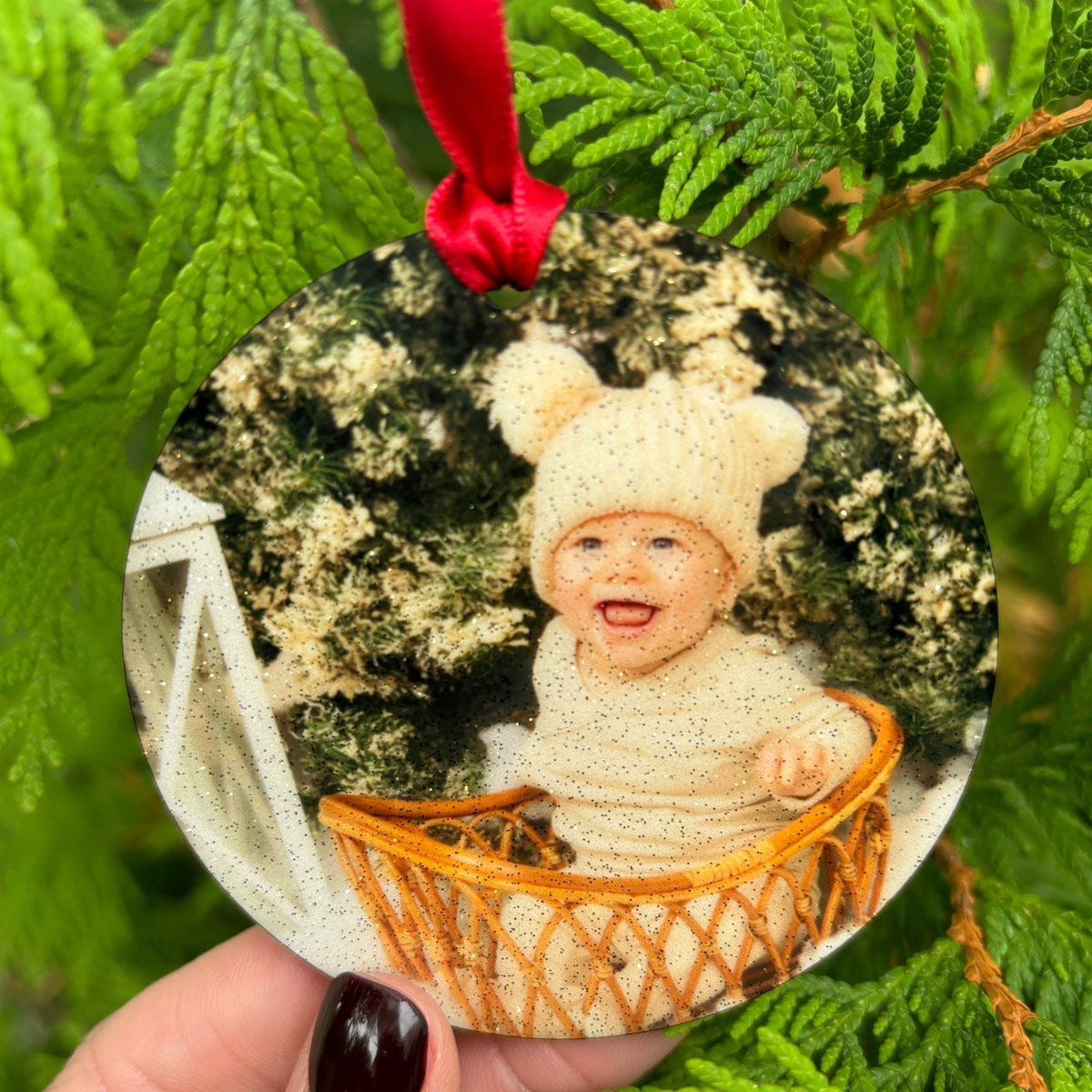 Photo Bauble - Little Mamma Duck