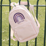 Rainbow Rucksack – Embroidered with Name, Cute & Colourful Backpack for Kids - Little Mamma Duck