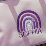 Rainbow Rucksack – Embroidered with Name, Cute & Colourful Backpack for Kids - Little Mamma Duck