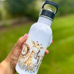 Safari Personalised Set – Rucksack, Lunch Bag, Lunch Box & Water Bottle - Little Mamma Duck