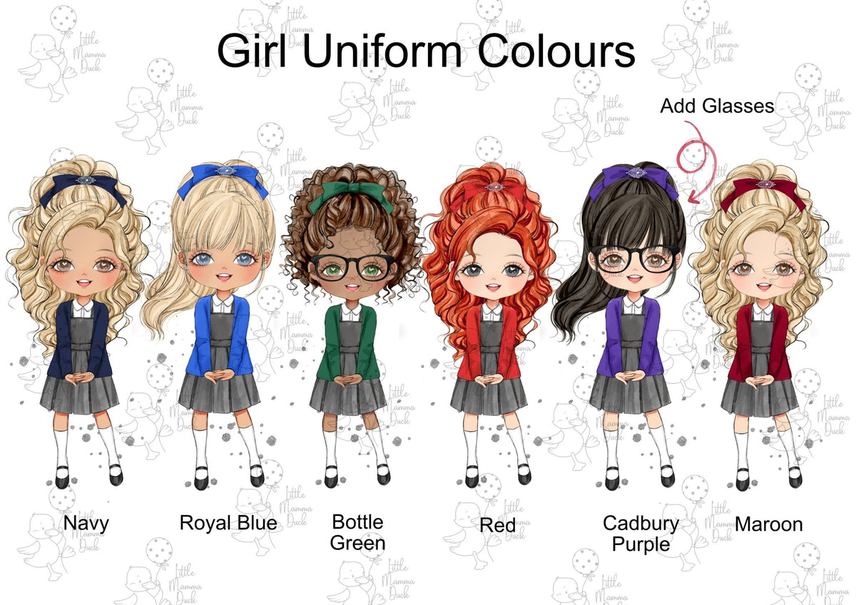 School girl Lunch Box - Little Mamma Duck