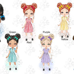 School Girl Uniform Gingham Dress – Personalised Lunch Box - Little Mamma Duck