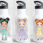 School Girl Uniform Gingham Dress – Personalised Lunch Box - Little Mamma Duck