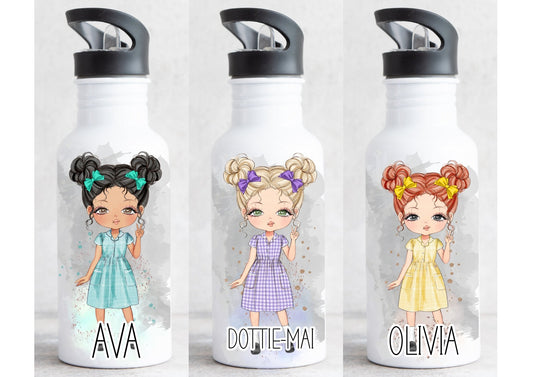 School Girl Uniform Gingham Dress – Personalised Lunch Box - Little Mamma Duck