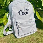 Script Bow Backpack - Embroidered - Little Mamma Duck