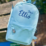 Script Bow Backpack - Embroidered - Little Mamma Duck