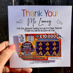Teacher Scratch Card Card - Little Mamma Duck
