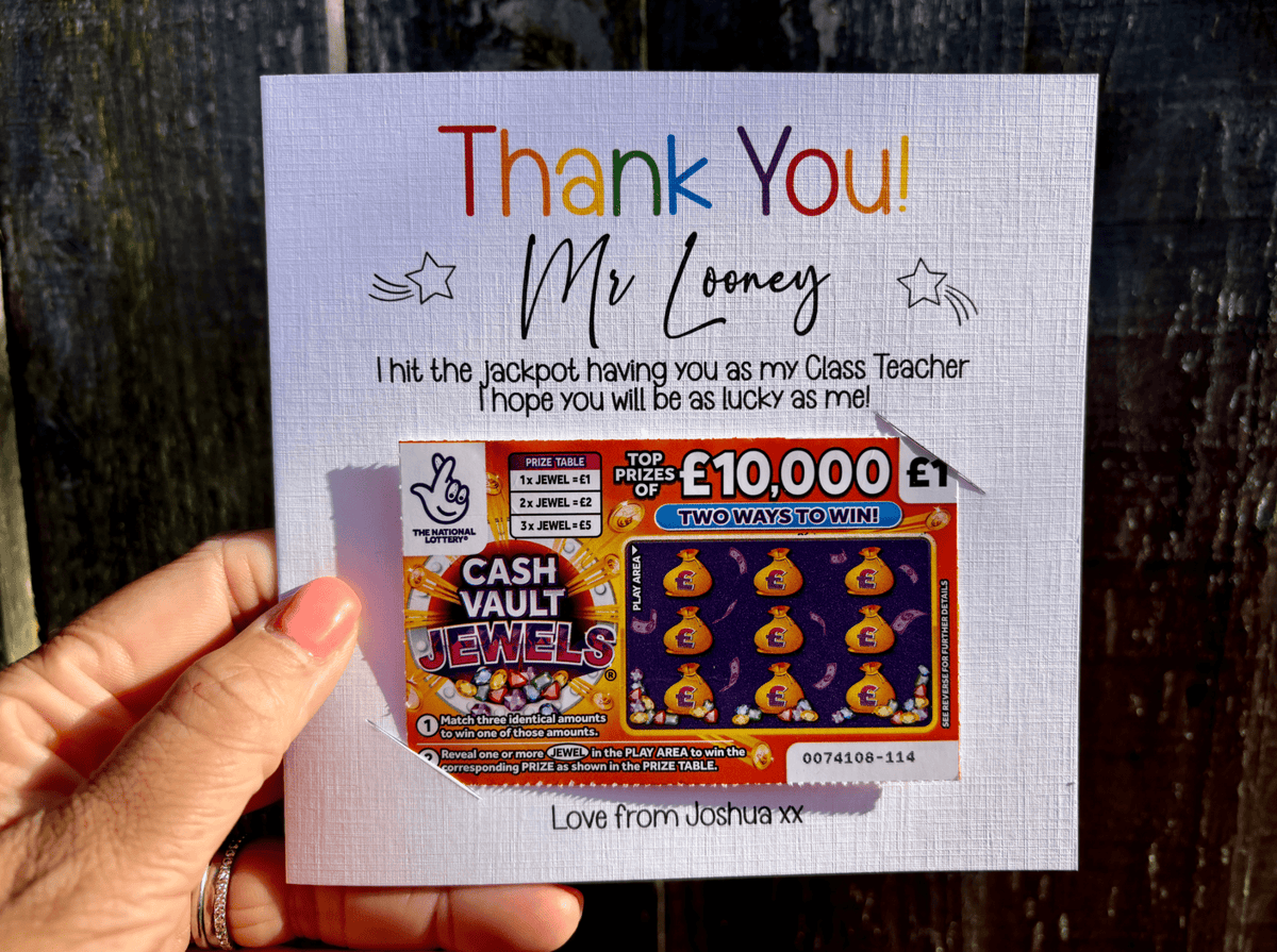 Teacher Scratch Card Card - Little Mamma Duck